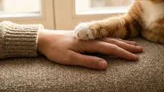 I gatti non appoggiano le zampe sulla mano del loro padrone per caso. Cosa c'è dietro questa loro abitudine?